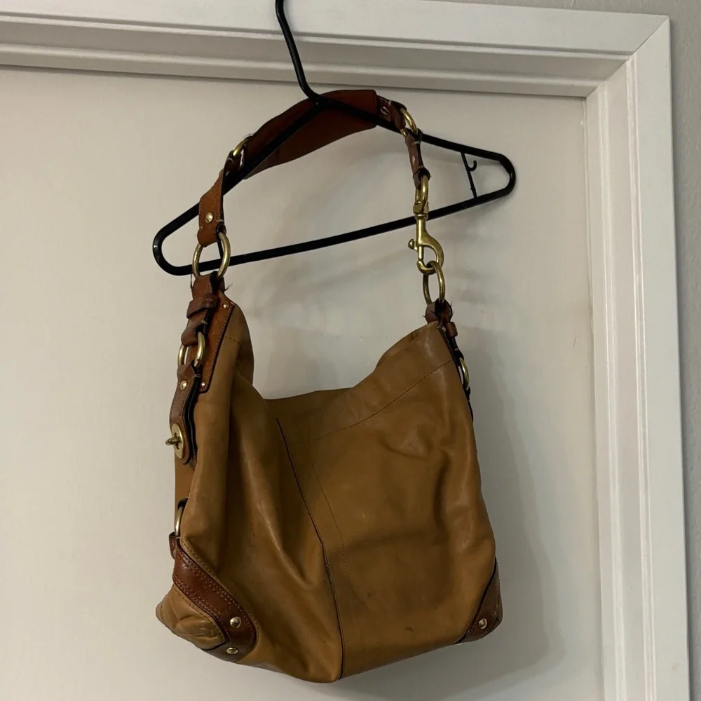 Brown Leather Shoulder Bag